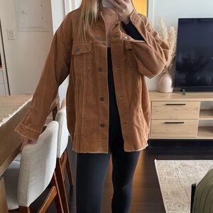 Corduroy Jaket | Shaket | Zara corduroy shirt | Size XS | Tan